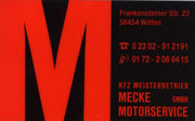 Kundenbild groß 1 Mecke Motorservice GmbH